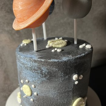 Rise Authentic Baking Co - 4" custom space themed cake with candles from Amazon! - Bakeries Near Me - Grand Rapids, Michigan Rise Authentic Baking Co - 4" custom space themed cake with candles from Amazon! - Bakeries Near Me - Grand Rapids, Michigan