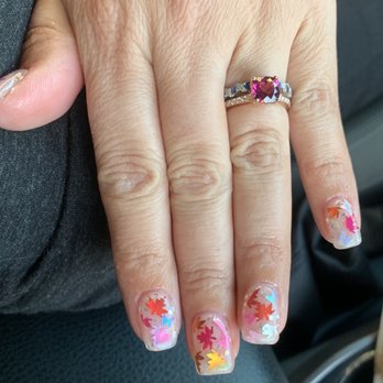 Dipping Nails & Spa - My awesome fall nails - Nail Salons Near Me - Phoenix, Arizona