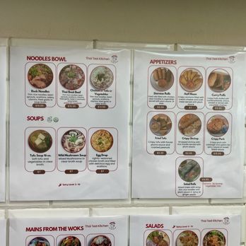 Thai Test Kitchen - Noodle Bowls and Appetizers Menu - Noodles Near Me - San Diego, California