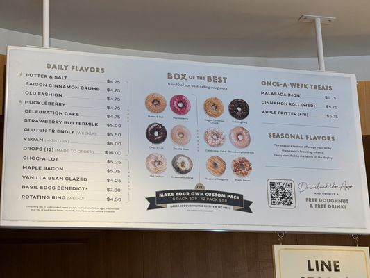 Menu photo 1 Sidecar Doughnuts & Coffee San Diego, CA Menu photo 1 Sidecar Doughnuts & Coffee San Diego, CA