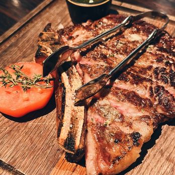 Meat On Ocean - bone in ribeye w/ chimichurri - Steakhouses Near Me - Santa Monica, California Meat On Ocean - bone in ribeye w/ chimichurri - Steakhouses Near Me - Santa Monica, California