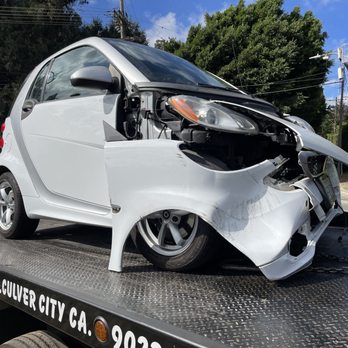 Castle Auto Body - Before: On the day of the collision. - Body Shops Near Me - Los Angeles, California