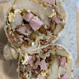 Raskals Trio breakfast burrito Raskals Trio breakfast burrito