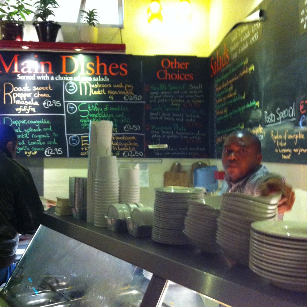 Cornucopia - Perusing the menu quickly - Vegan Near Me - Dublin, D