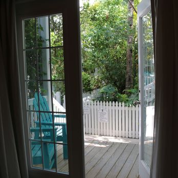 Parrot Key Hotel & Villas - Door to patio from room - Hotels Near Me - Key West, Florida Parrot Key Hotel & Villas - Door to patio from room - Hotels Near Me - Key West, Florida