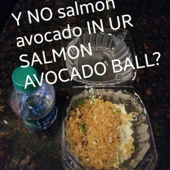 Bonchon Newark - Seriously folks, this is what they sent me -- no salmon, no avocado. How is this a salmon avocado ball? - Korean Near Me - Newark, California Bonchon Newark - Seriously folks, this is what they sent me -- no salmon, no avocado. How is this a salmon avocado ball? - Korean Near Me - Newark, California