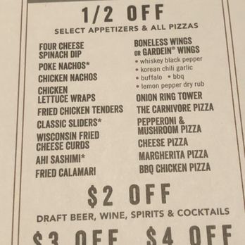 Yard House - Happy hour menu - New American Near Me - Northridge, California Yard House - Happy hour menu - New American Near Me - Northridge, California