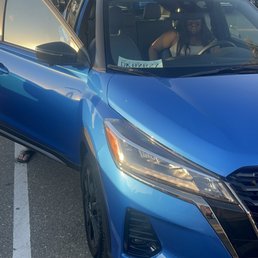 We were test driving this car