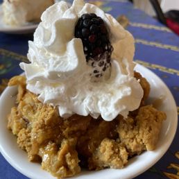 Pumpkin bread pudding