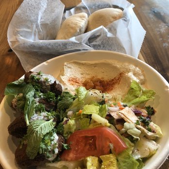 Markook Authentic Mediterranean Eats - Falafel platter - Mediterranean Near Me - Washington, Pennsylvania