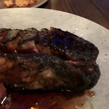 Garrison - Burnt meat (at $90 a piece, enjoy your future cancer...) - New American Near Me - Austin, Texas
