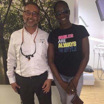 Roshe Dental Group - One of our favorite patients with Dr. Roshe. Check out her shirt! - Orthodontists Near Me - Bronx, New York