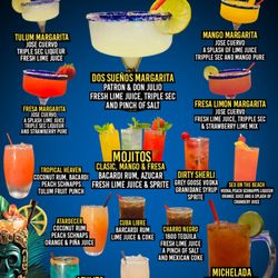 Tulum Restaurante & Cantina - Our Cocteles menu