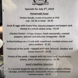 Special Menu of today Special Menu of today