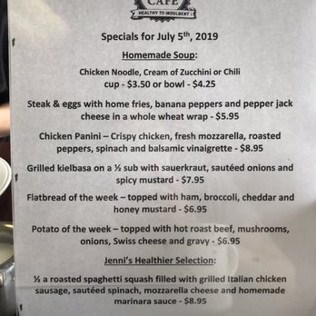 Jenni’s Cafe - Special Menu of today - Breakfast & Brunch Near Me - Branchburg, New Jersey Jenni’s Cafe - Special Menu of today - Breakfast & Brunch Near Me - Branchburg, New Jersey