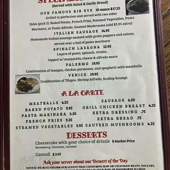 Papa Sal's - Menu - Italian Near Me - Pinson, Alabama