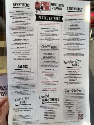 Menu photo 3 Fork & Fire Oro Valley, AZ