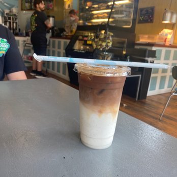 Perkolator - Hazelnut Iced Latte - Cafes Near Me - Chicago, Illinois