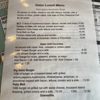 Gator Glaze - Lunch menu - Coffee & Tea Near Me - Port St. Lucie, Florida Gator Glaze - Lunch menu - Coffee & Tea Near Me - Port St. Lucie, Florida