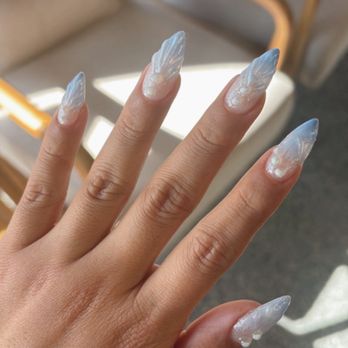 Eco Nail Bar - Nails by Nail Tech Vivian, mermaid nails.  10/10 Satisfied customer, will be returning! :) - Nail Salons Near Me - Fullerton, California