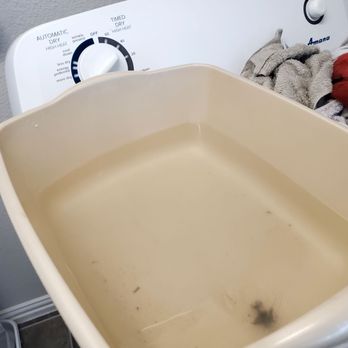 7-Star Appliance Service - This is the tub of water I cleaned up after the washer overflowed after they said it was fixed. - Appliances & Repair Near Me - Murphy, Texas 7-Star Appliance Service - This is the tub of water I cleaned up after the washer overflowed after they said it was fixed. - Appliances & Repair Near Me - Murphy, Texas
