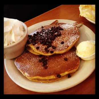Millbrae Pancake House - Pumpkin chocolate chip pancakes! - American Near Me - Millbrae, California