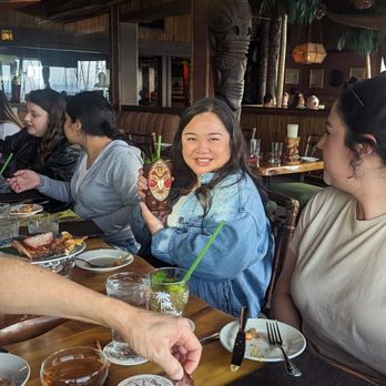Trader Vic's - Enjoying her beverage - Hawaiian Near Me - Emeryville, California Trader Vic's - Enjoying her beverage - Hawaiian Near Me - Emeryville, California