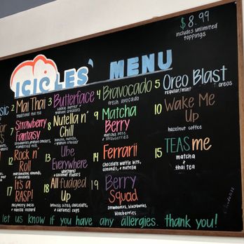 ICICLES - Ice Cream & Frozen Yogurt Near Me - San Jose, California