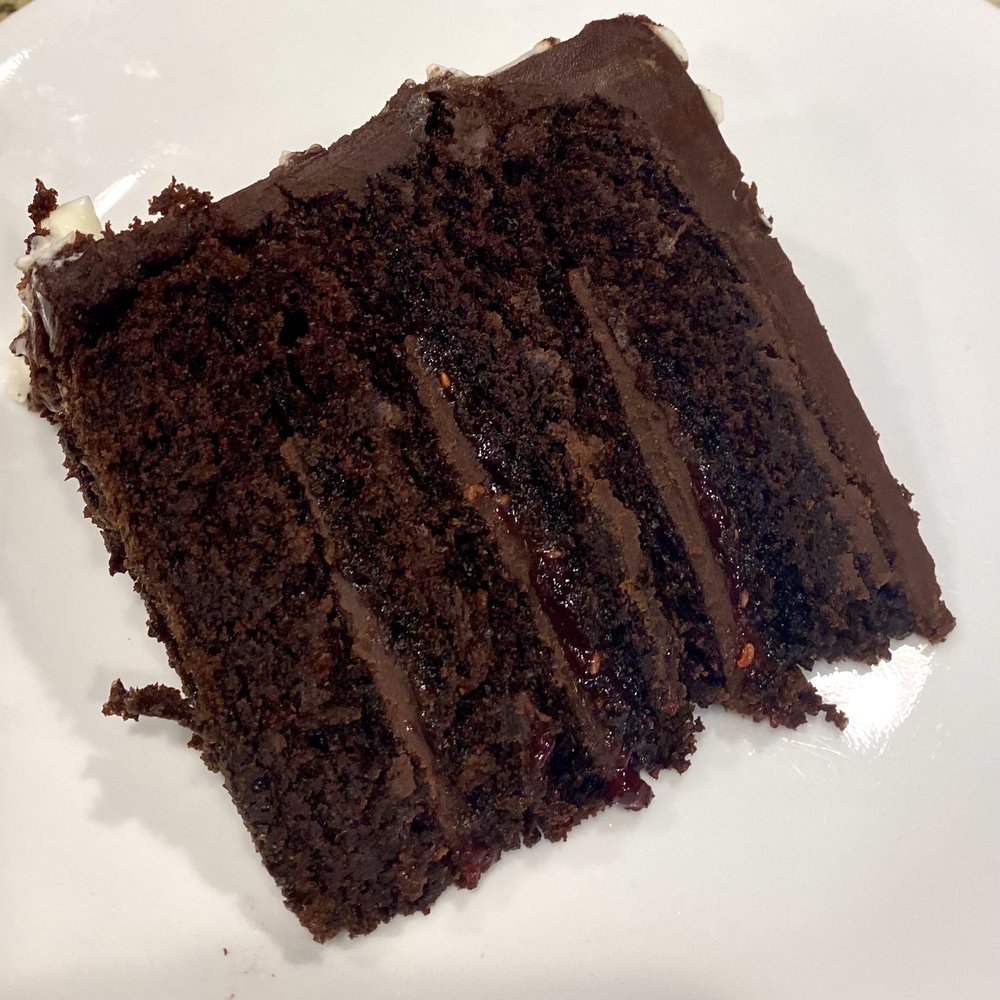 Some Crust Bakery - Chocolate, ganache, raspberry cake to die for! - Bakeries Near Me - Claremont, California Some Crust Bakery - Chocolate, ganache, raspberry cake to die for! - Bakeries Near Me - Claremont, California
