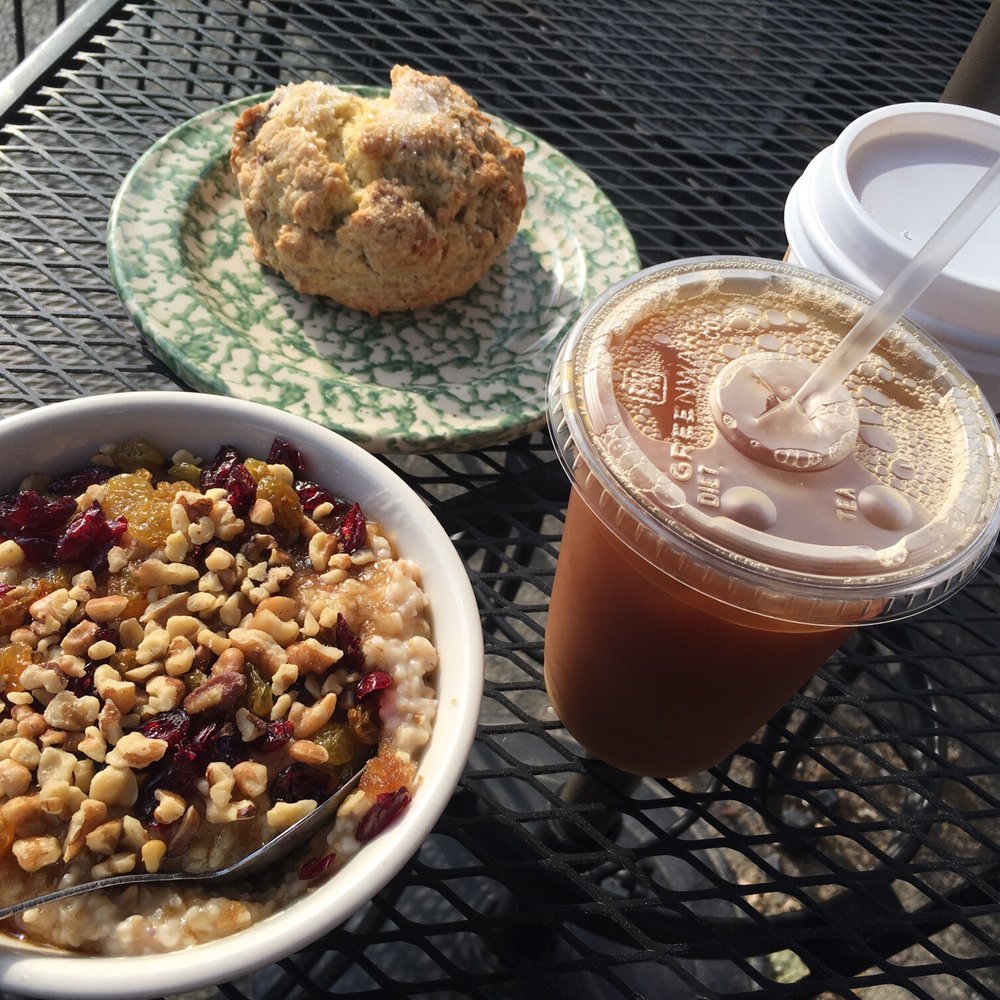 Kickstand Cafe - Our order of oatmeal and berry scone - Cafes Near Me - Arlington, Massachusetts Kickstand Cafe - Our order of oatmeal and berry scone - Cafes Near Me - Arlington, Massachusetts