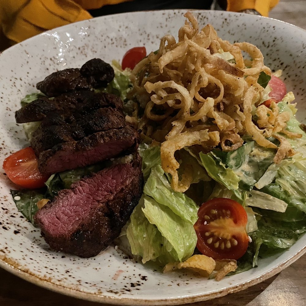 Roaring Fork - Steak Ceaser Salad - New American Near Me - Austin, Texas