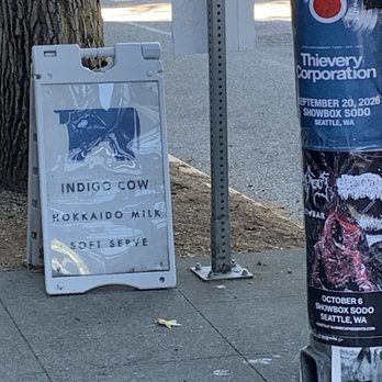 Indigo Cow - Outside signage - Ice Cream & Frozen Yogurt Near Me - Seattle, Washington Indigo Cow - Outside signage - Ice Cream & Frozen Yogurt Near Me - Seattle, Washington