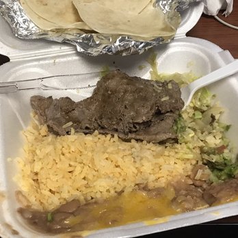 Casa Ramirez - Carne asada to go. The steak was actually tender and had a nice flavor going on. - Mexican Near Me - Youngstown, Ohio