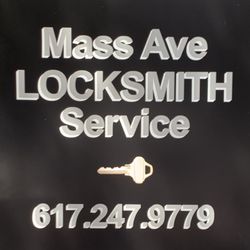 Mass Ave Lock - Our new sign as of 12/2019