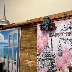 Babe's Doughnuts - Wall art in entry way