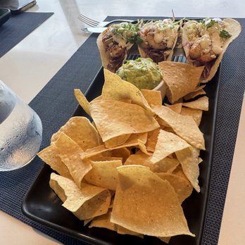 Waterfront - Shrimp tacos my friend ordered. - Lounges Near Me - Stuart, Florida