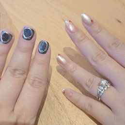 Me and my best friend's nails that Nicole meticulously did Me and my best friend's nails that Nicole meticulously did