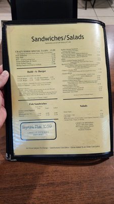 Menu photo 1 Crazy Horse Cafe Pensacola, FL Menu photo 1 Crazy Horse Cafe Pensacola, FL
