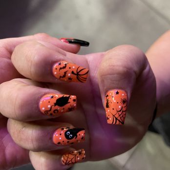Palm Garden Nails & Spa - Spooky nails - Waxing Near Me - Chandler, Arizona