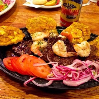 Noches de Colombia - Mar y Tierra with tostones - Colombian Near Me - Fairview, New Jersey Noches de Colombia - Mar y Tierra with tostones - Colombian Near Me - Fairview, New Jersey