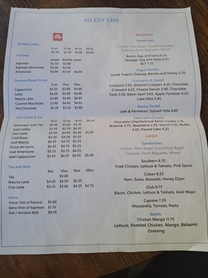 Menu photo 6 All City Cafe Beltsville, MD
