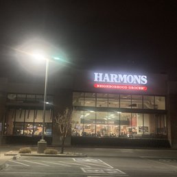 Exterior outside entrance of Harmons Neighborhood Grocer - Entrance to Harmon's - Draper, Utah Exterior outside entrance of Harmons Neighborhood Grocer - Entrance to Harmon's - Draper, Utah