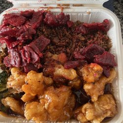Peking Garden of Haverhill - Pork fried rice, General Gao chicken, Boneless Ribs.  Horrible