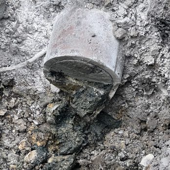 Muehlfelt Services - 6 inch clay pipe completely blocked with tree roots - Plumbing Near Me Muehlfelt Services - 6 inch clay pipe completely blocked with tree roots - Plumbing Near Me