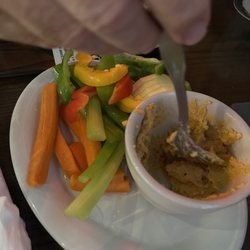 Galloway Grill - Hummus and veggies