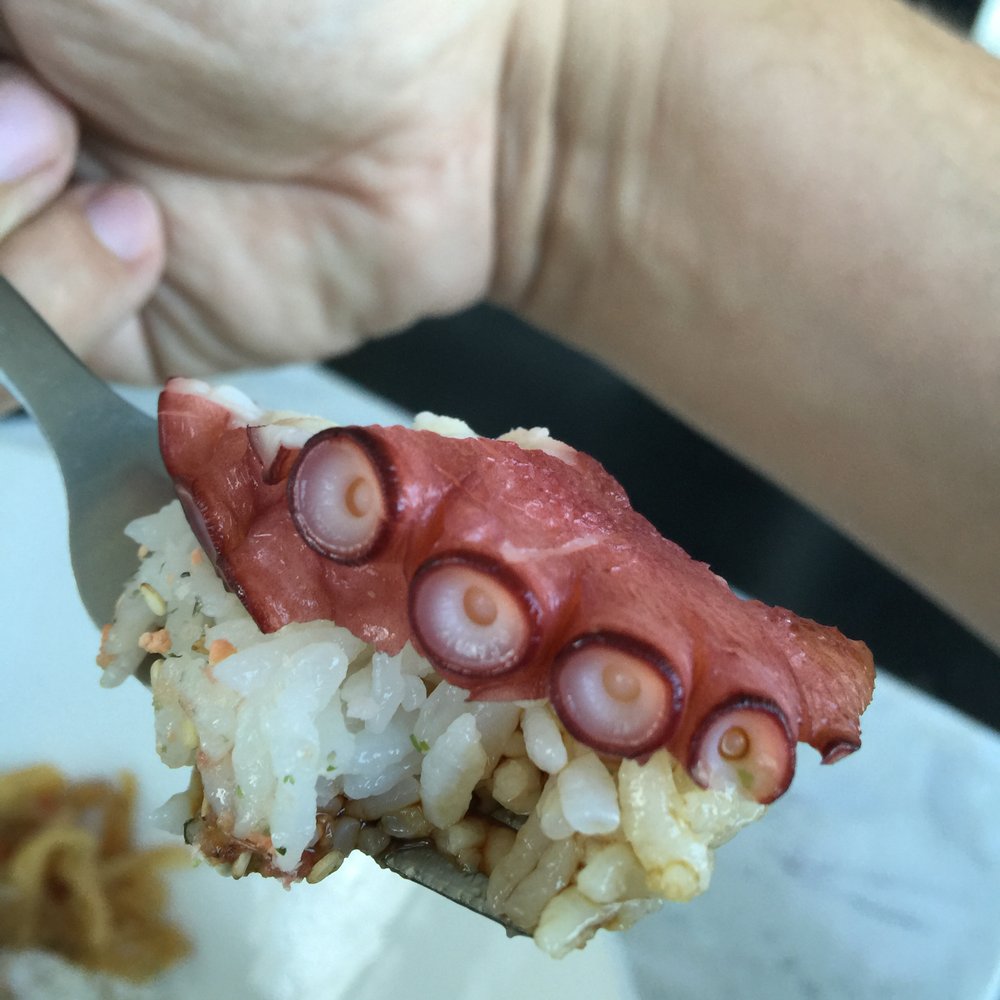 Amici Sushi - The octopus wasn't overly chewy, and really had no flavor but good texture if you like to chew. - Sushi Bars Near Me - Lathrop, California