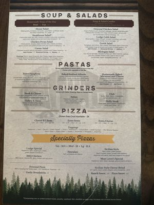 Menu photo 1 Lewiston Lodge Lewiston, MI Menu photo 1 Lewiston Lodge Lewiston, MI