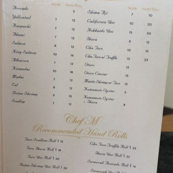 Sushi By M - Menu - Sushi Bars Near Me - New York, New York Sushi By M - Menu - Sushi Bars Near Me - New York, New York
