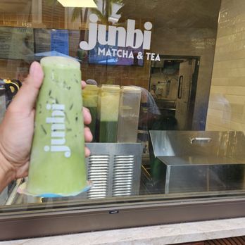 Junbi - Waikiki - Cold Madagascar vanilla matcha latte - Coffee & Tea Near Me - Honolulu, Hawaii Junbi - Waikiki - Cold Madagascar vanilla matcha latte - Coffee & Tea Near Me - Honolulu, Hawaii