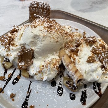 Cafe Auburndale - Cookie butter croffle - Coffee & Tea Near Me - Flushing, New York Cafe Auburndale - Cookie butter croffle - Coffee & Tea Near Me - Flushing, New York